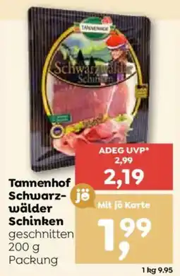 ADEG Tannenhof Schwarz-wälder Schinken Angebot