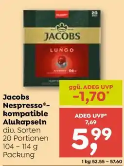 ADEG Jacobs Nespresso®-kompatible Alukapseln Angebot