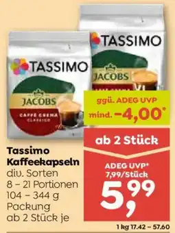 ADEG Tassimo Kaffee kapseln Angebot
