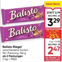 Maximarkt Balisto Riegel Angebot