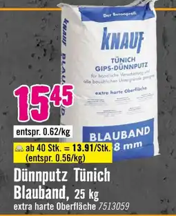Hornbach Knauf Dünnputz Tünich Blauband Angebot