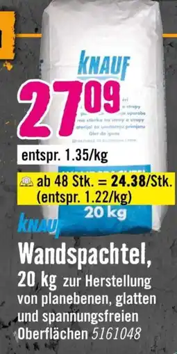 Hornbach Knauf Wandspachtel Angebot