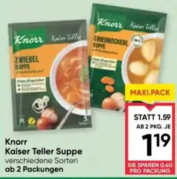 Maximarkt Knorr Kaiser Teller Suppe Angebot