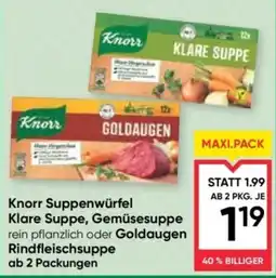 Maximarkt Knorr Suppenwürfel Angebot