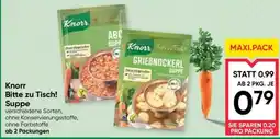 Maximarkt Knorr Bitte zu Tisch! Suppe Angebot