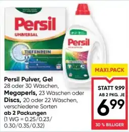 Maximarkt Persil Pulver, Gel Angebot