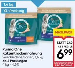 Maximarkt Purina One Katzentrockennahrung Angebot