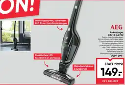 Maximarkt AEG Akkusauger CX7-2-45 MÖ Angebot