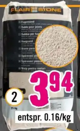 Hornbach Flair Stone Fugen sand Angebot