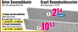 Hornbach Beton Rasenmähkante Angebot