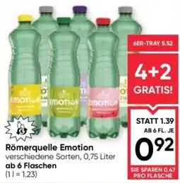 Maximarkt Römerquelle Emotion Angebot