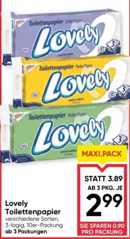 Maximarkt Lovely Toilettenpapier Angebot