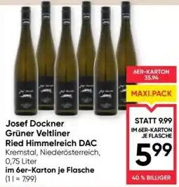 Maximarkt Josef Dockner Grüner Veltliner Angebot