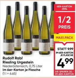 Maximarkt Rudolf Rabl Riesling Urgestein Angebot