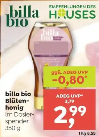 Billa bio Blütenhonig