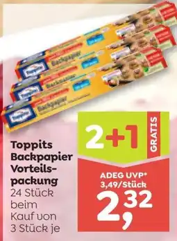 ADEG Toppits Backpapier Angebot