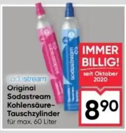 Maximarkt Original Sodastream Kohlensäure-Tauschzylinder Angebot