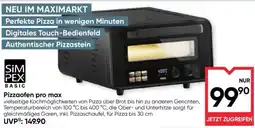Maximarkt SimPex Basic Pizzaofen pro max Angebot