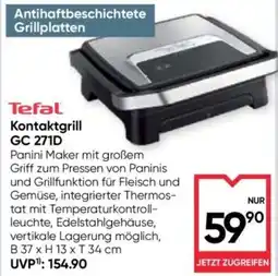 Maximarkt Tefal Kontaktgrill GC 271D Angebot