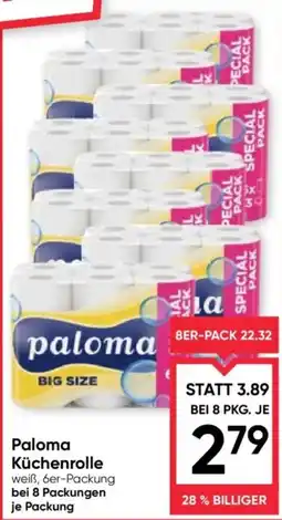 Maximarkt Paloma Küchenrolle Angebot