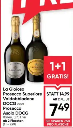 Maximarkt La Gioiosa Prosecco Angebot