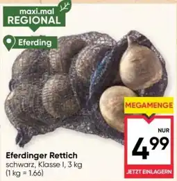 Maximarkt Eferdinger Rettich Angebot