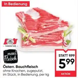 Maximarkt maxi.Fleisch Österr. Bauchfleisch Angebot
