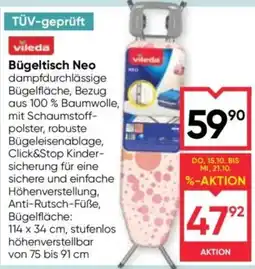 Maximarkt Bügeltisch Neo Angebot