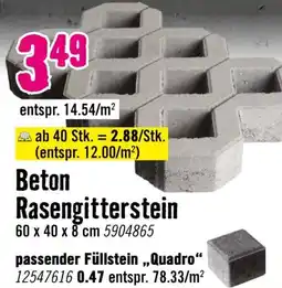Hornbach Beton Rasengitterstein Angebot