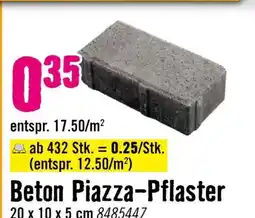 Hornbach Beton Piazza-Pflaster Angebot