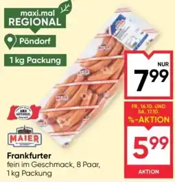 Maximarkt Maier Frankfurter Angebot