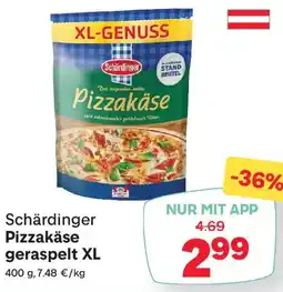 MPreis Schärdinger Pizzakäse geraspelt XL Angebot