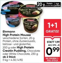 Maximarkt Ehrmann High Protein Mousse Angebot