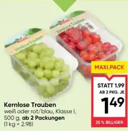 Maximarkt Kernlose Trauben Angebot