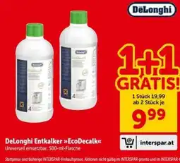 Interspar DeLonghi Entkalker »EcoDecalk« Angebot