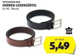 Hofer UP2FASHION MEN HERREN-LEDERGÜRTEL Angebot