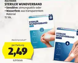 Hofer Multinorm Steriler Wundverband Angebot