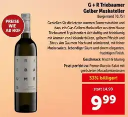 Interspar G + R Triebsaumer Gelber Muskateller Angebot