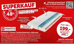 Interspar Premium 7-Zonen-Taschenfederkern-Matratze Angebot