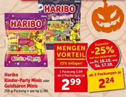 Interspar Haribo Kinder-Party Minis oder Goldbären Minis Angebot