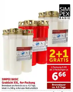 Interspar Simpex Basic Grablicht XXL Angebot