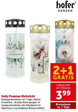 Interspar Hofer Premium Motivlicht Angebot