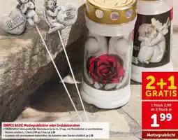 Interspar SIMPEX BASIC Motivgrablichter oder Grabdekoration Angebot