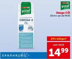 Interspar Vital Pure Omega-3 Öl Angebot