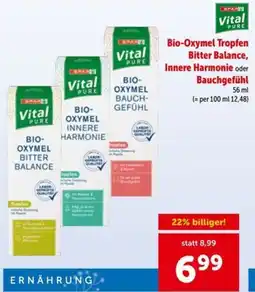 Interspar Vital Pure Bio-Oxymel Tropfen Angebot