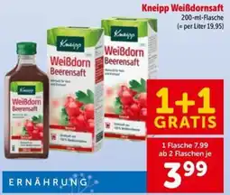 Interspar Kneipp Weißdorn Beeren Saft Angebot