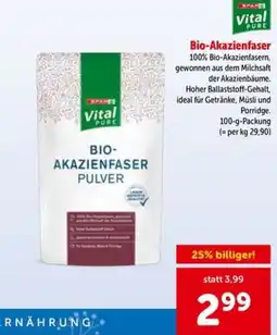 Interspar Vital Pure Bio-Akazienfaser Pulver Angebot