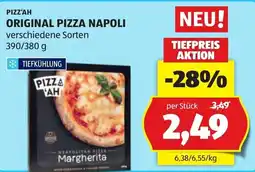 Hofer Pizza'AH Original Pizza Napoli Margherita Angebot