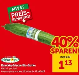 Interspar Knackig-frische Bio-Gurke Angebot