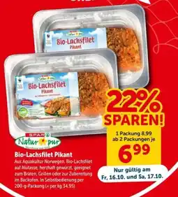 Interspar Bio-Lachsfilet Pikant Angebot